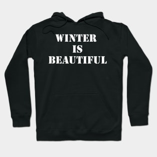 Winter is beautiful New A Hoodie